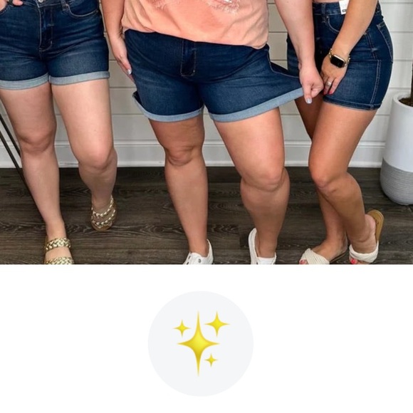 Judy Blue 1XL Jean Shorts - Picture 9 of 11